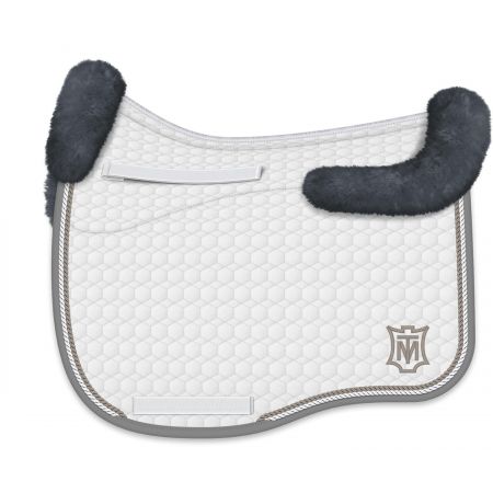 Eurofit Schabracke DR Gr. L weiß/dunkelgrau